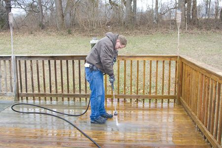 Deck cleaning tips